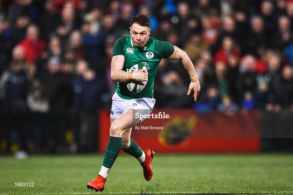 8 March 2019; Sean French of Ireland during the U20 Six Nations Rugby Championship match between Ireland and France at Irish Independent Park in Cork. Photo by Matt Browne/Sportsfile