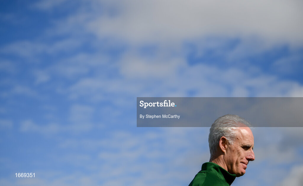 20 March 2019; Republic of Ireland manager Mick McCarthy during a Republic of Ireland training session at the FAI National Training Centre in Abbotstown, Dublin. Photo by Stephen McCarthy/Sportsfile
