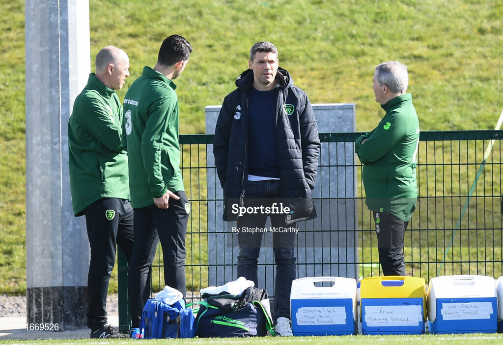 20 March 2019; Jonathan Walters during a Republic of Ireland training session at the FAI National Training Centre in Abbotstown, Dublin. Photo by Stephen McCarthy/Sportsfile