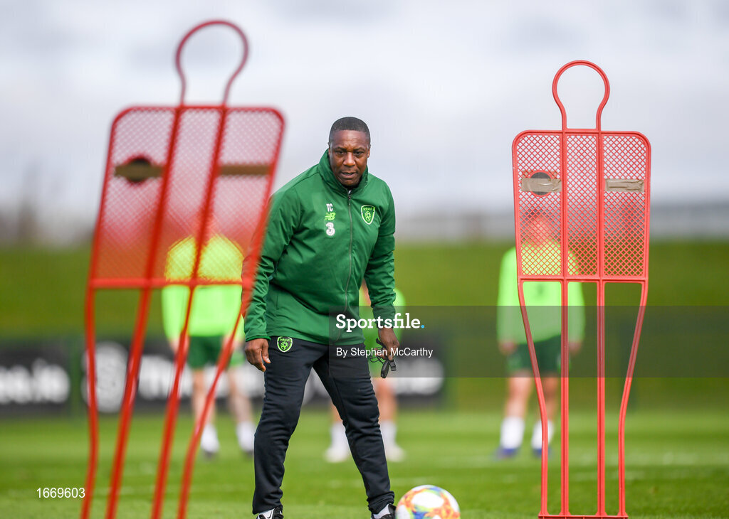 20 March 2019; Republic of Ireland assistant coach Terry Connor during a training session at the FAI National Training Centre in Abbotstown, Dublin. Photo by Stephen McCarthy/Sportsfile