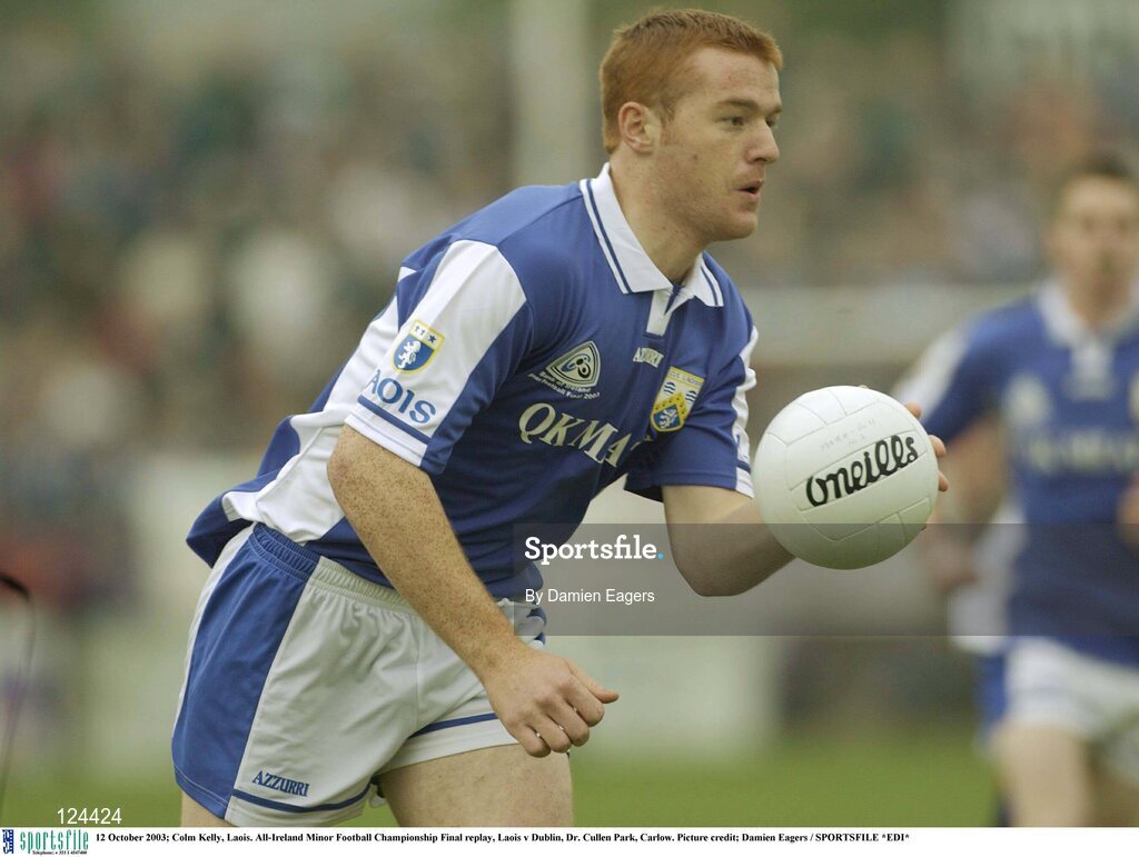 12 October 2003; Colm Kelly, Laois. All-Ireland Minor Football Championship Final replay, Laois v Dublin, Dr. Cullen Park, Carlow. Picture credit; Damien Eagers / SPORTSFILE *EDI*