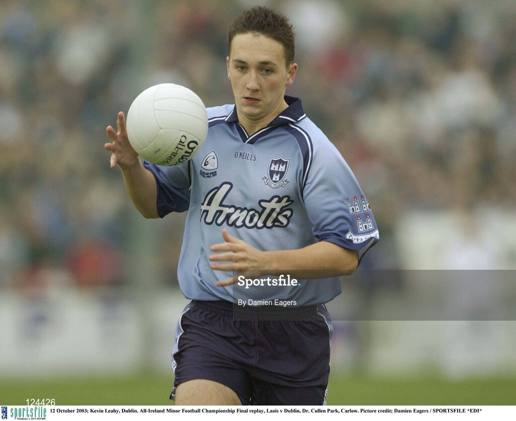12 October 2003; Kevin Leahy, Dublin. All-Ireland Minor Football Championship Final replay, Laois v Dublin, Dr. Cullen Park, Carlow. Picture credit; Damien Eagers / SPORTSFILE *EDI*
