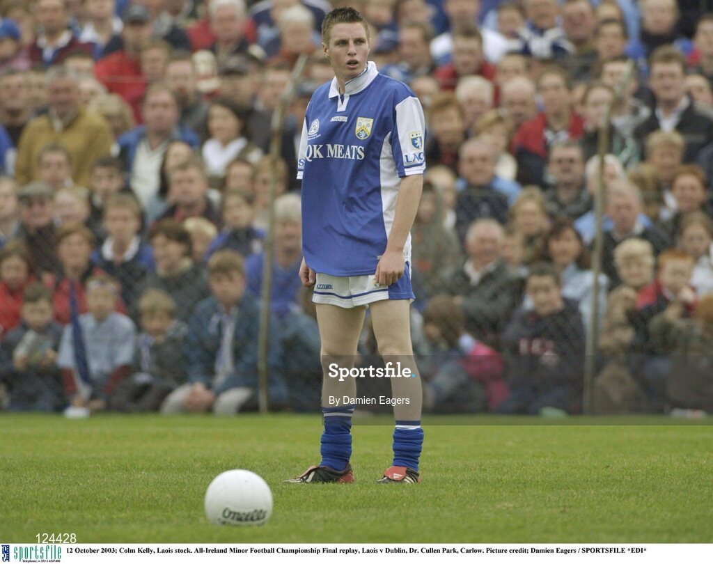 12 October 2003; Colm Kelly, Laois stock. All-Ireland Minor Football Championship Final replay, Laois v Dublin, Dr. Cullen Park, Carlow. Picture credit; Damien Eagers / SPORTSFILE *EDI*