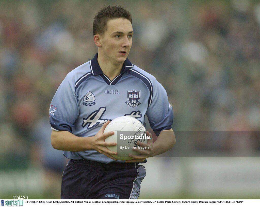 12 October 2003; Kevin Leahy, Dublin. All-Ireland Minor Football Championship Final replay, Laois v Dublin, Dr. Cullen Park, Carlow. Picture credit; Damien Eagers / SPORTSFILE *EDI*