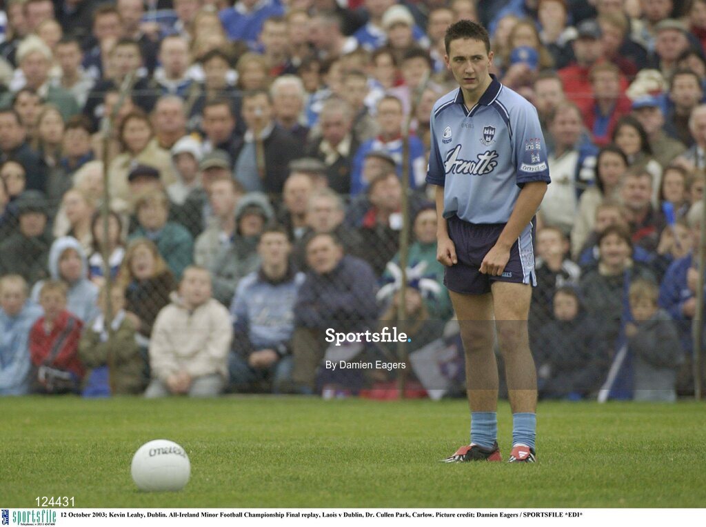 12 October 2003; Kevin Leahy, Dublin. All-Ireland Minor Football Championship Final replay, Laois v Dublin, Dr. Cullen Park, Carlow. Picture credit; Damien Eagers / SPORTSFILE *EDI*