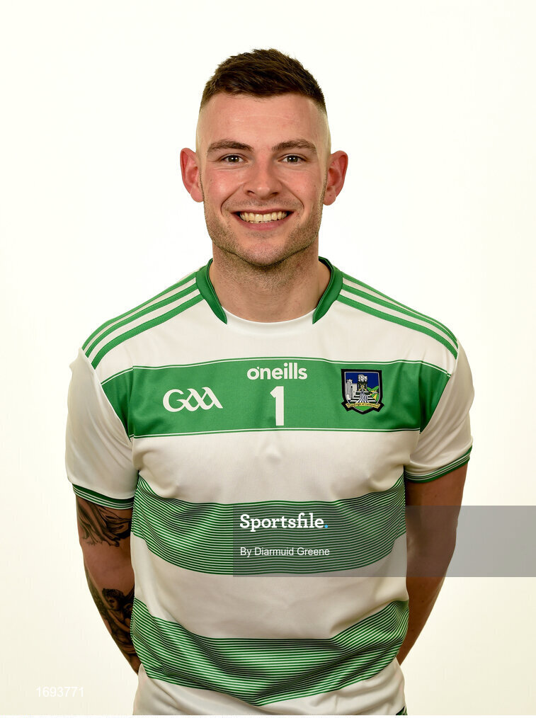 30 April 2019; Barry Hennessy during a Limerick Hurling squad portraits session at the Gaelic Grounds in Limerick. Photo by Diarmuid Greene/Sportsfile