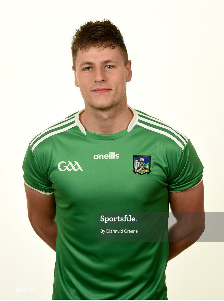 30 April 2019; Andrew La Touche Cosgrave during a Limerick Hurling squad portraits session at the Gaelic Grounds in Limerick. Photo by Diarmuid Greene/Sportsfile
