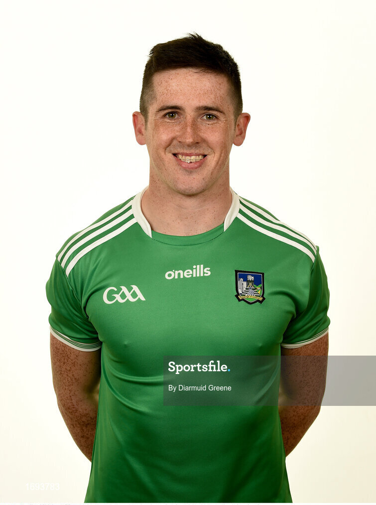 30 April 2019; Darragh O'Donovan during a Limerick Hurling squad portraits session at the Gaelic Grounds in Limerick. Photo by Diarmuid Greene/Sportsfile