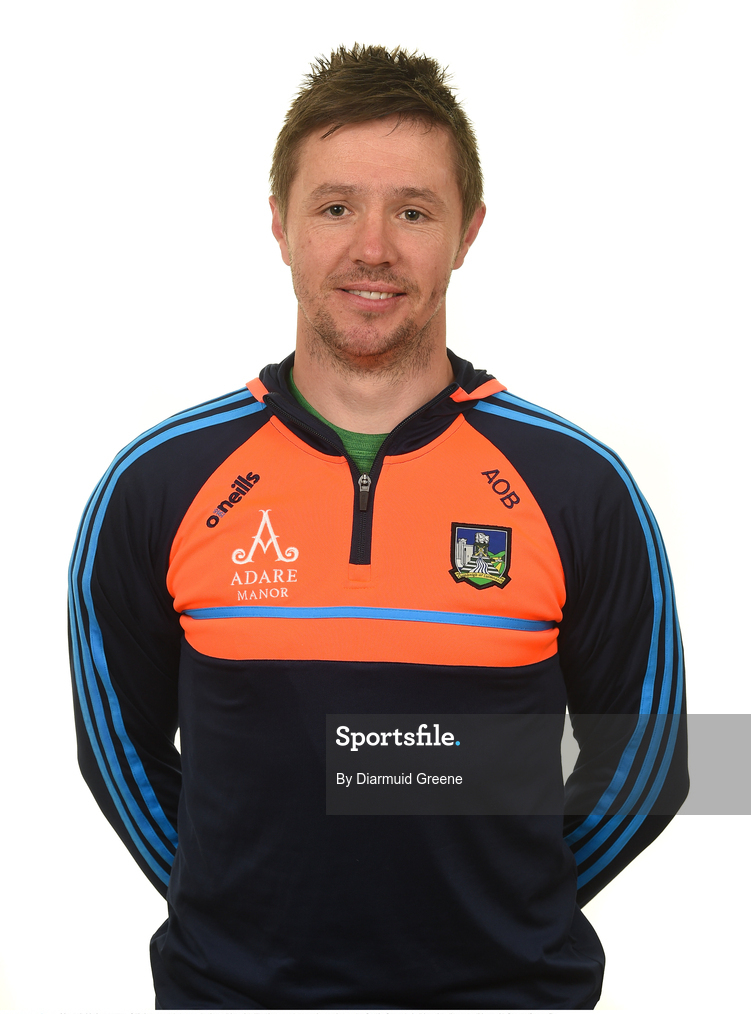 30 April 2019; Aonghus O'Brien, coach/selector, during a Limerick Hurling squad portraits session at the Gaelic Grounds in Limerick. Photo by Diarmuid Greene/Sportsfile