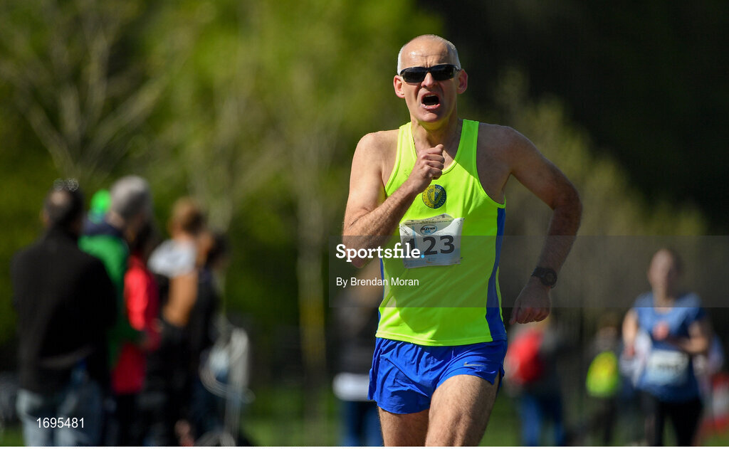 4 May 2019; Stephen Coughlan of Dublin, competing at the Irish Runner 5k in conjunction with the AAI National 5k Championships, Phoenix Park in Dublin. Photo by Brendan Moran/Sportsfile