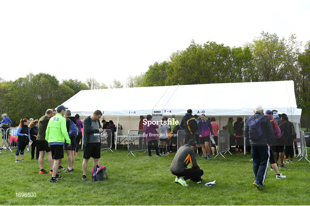 4 May 2019; Competitors at the Irish Runner 5k in conjunction with the AAI National 5k Championships, Phoenix Park in Dublin. Photo by Brendan Moran/Sportsfile