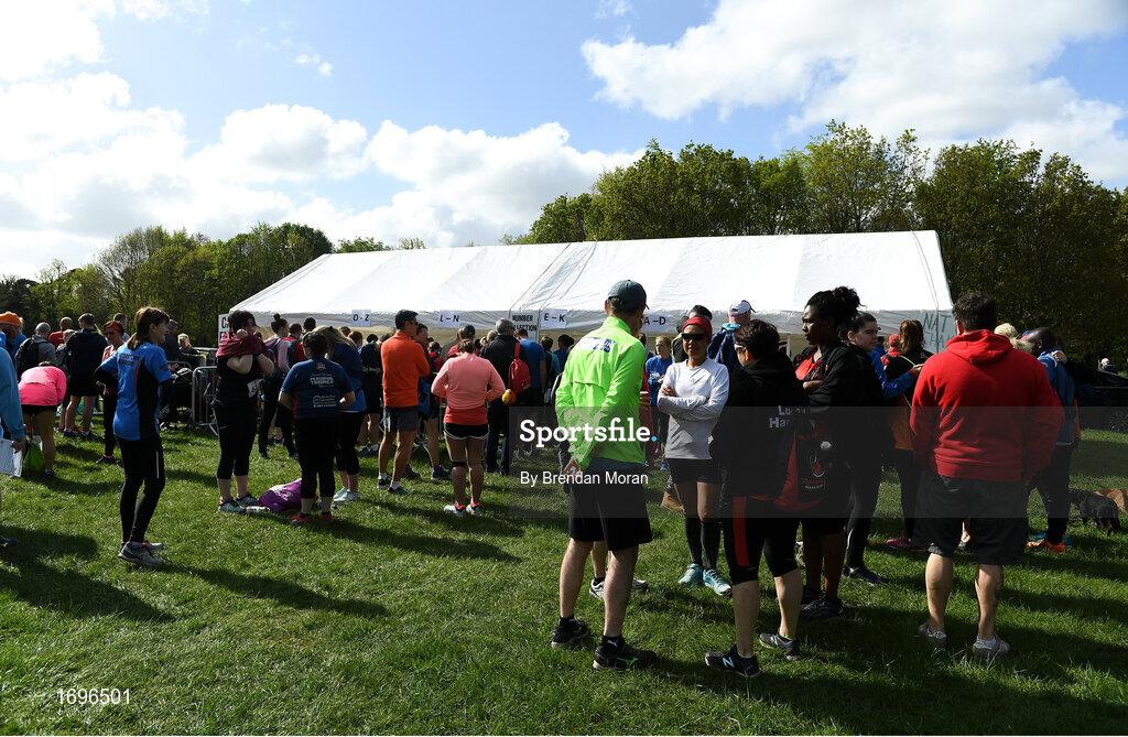 4 May 2019; Competitors at the Irish Runner 5k in conjunction with the AAI National 5k Championships, Phoenix Park in Dublin. Photo by Brendan Moran/Sportsfile
