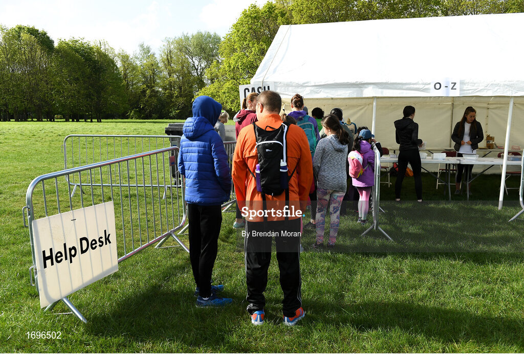 4 May 2019; Competitors at the Irish Runner 5k in conjunction with the AAI National 5k Championships, Phoenix Park in Dublin. Photo by Brendan Moran/Sportsfile