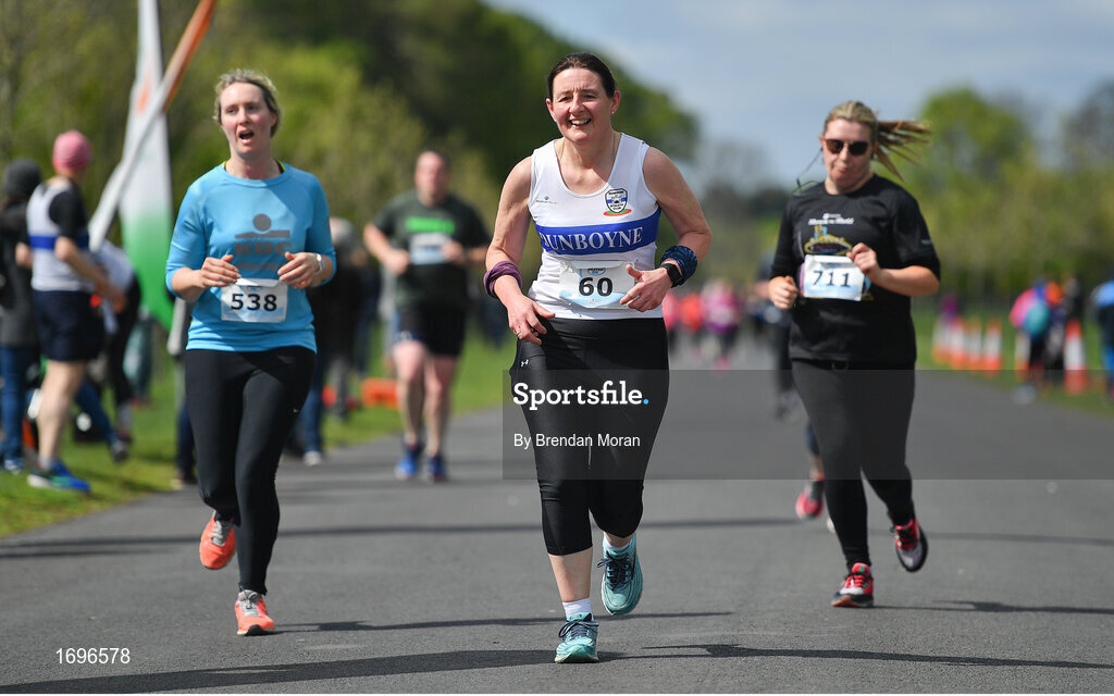 4 May 2019; JanetLowthe, from Dunboyne A.C., Meath competing at the Irish Runner 5k in conjunction with the AAI National 5k Championships, Phoenix Park in Dublin. Photo by Brendan Moran/Sportsfile