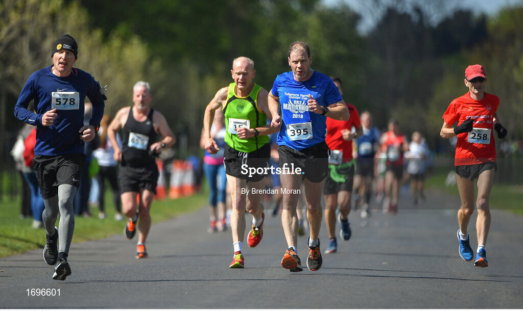 4 May 2019; Donal Conroy, 395, competing at the Irish Runner 5k in conjunction with the AAI National 5k Championships, Phoenix Park in Dublin. Photo by Brendan Moran/Sportsfile