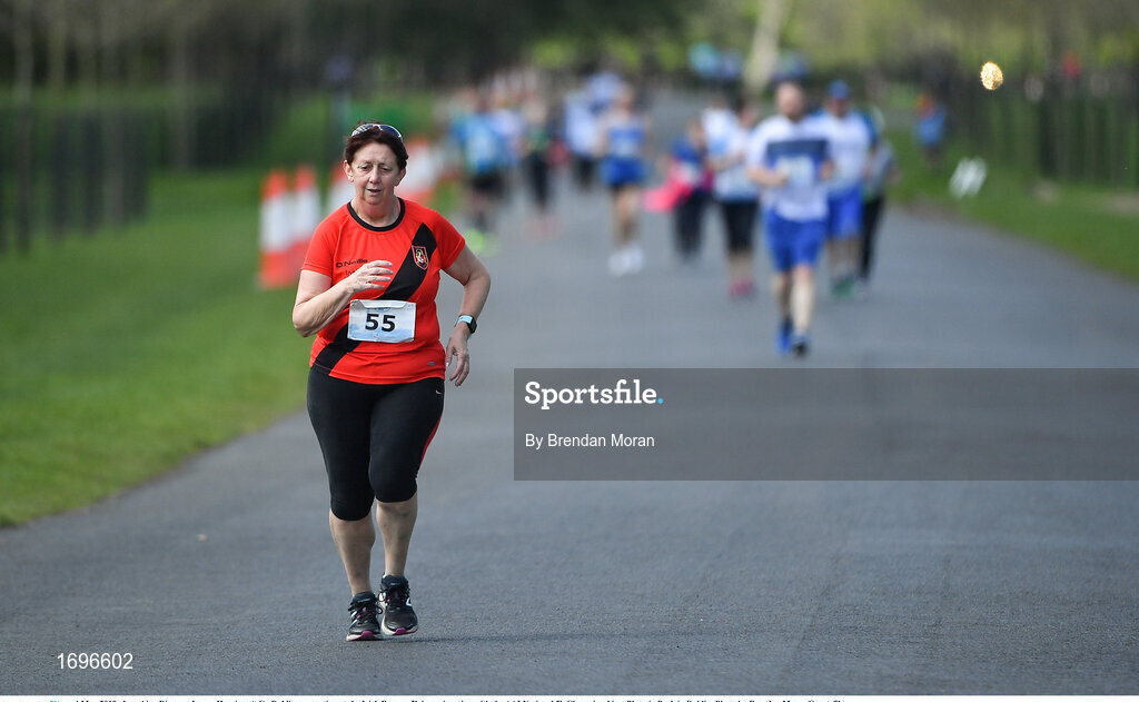 4 May 2019; Josephine Dignam, Lucan Harriers A.C., Dublin, competing at the Irish Runner 5k in conjunction with the AAI National 5k Championships, Phoenix Park in Dublin. Photo by Brendan Moran/Sportsfile
