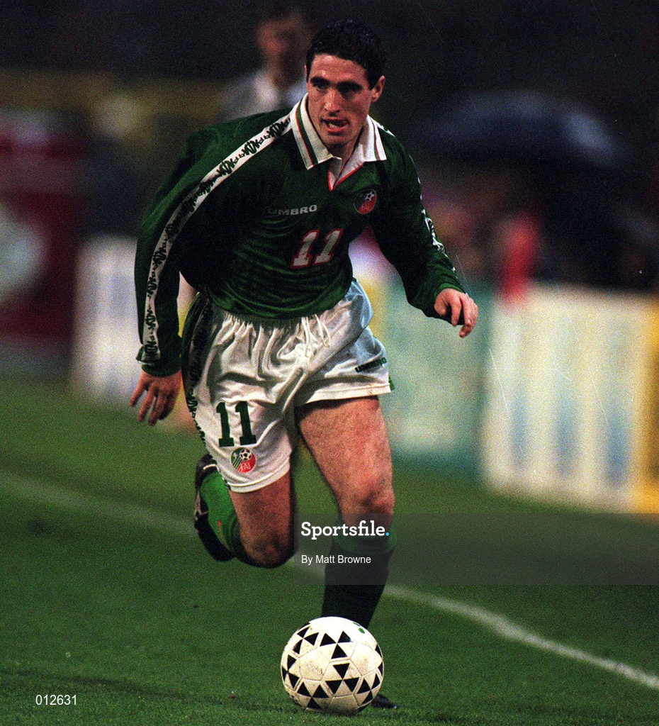 15 November 1997; Mark Kennedy of Republic of Ireland during the  FIFA World Cup Play-Off Second Leg match between Belgium and Republic of Ireland at Hysel Stadium in Brussels, Belgium. Photo by Matt Browne/Sportsfile