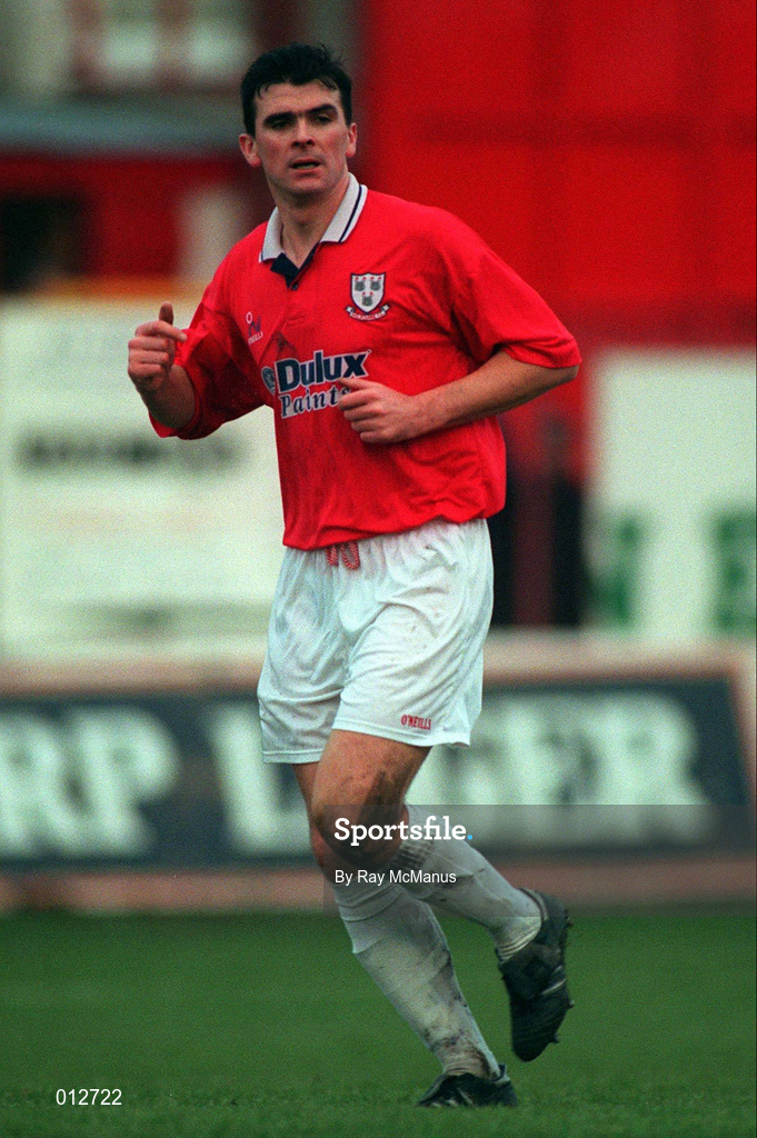8 December 1996; Pat Scully of Shelbourne during the Bord Gáis National League Premier Division match between Shelbourne and Sligo Rovers at Tolka Park in Dublin. Photo by Ray McManus/Sportsfile