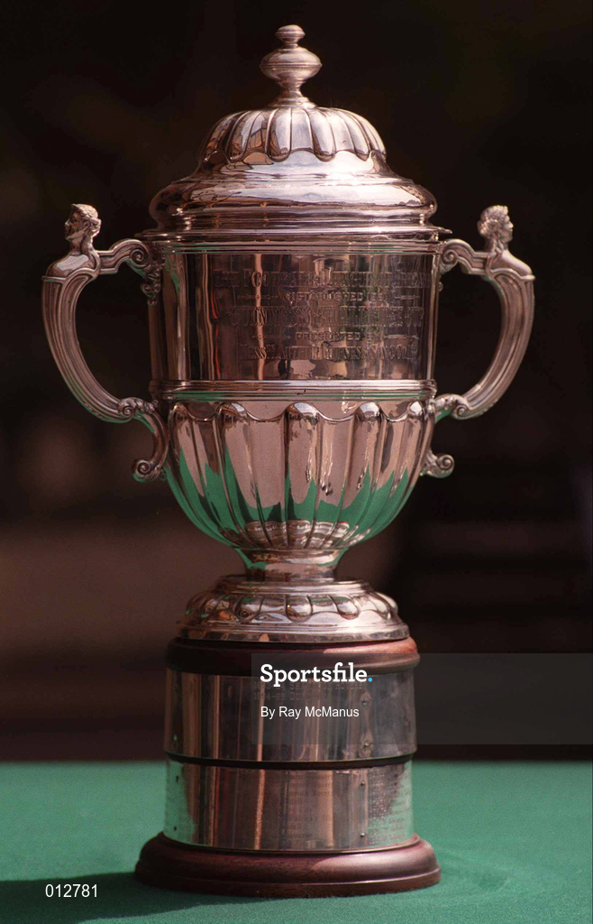 18 June 1996; A general view of the Bord Gáis National League Premier Division Trophy. Photo by Ray McManus/Sportsfile