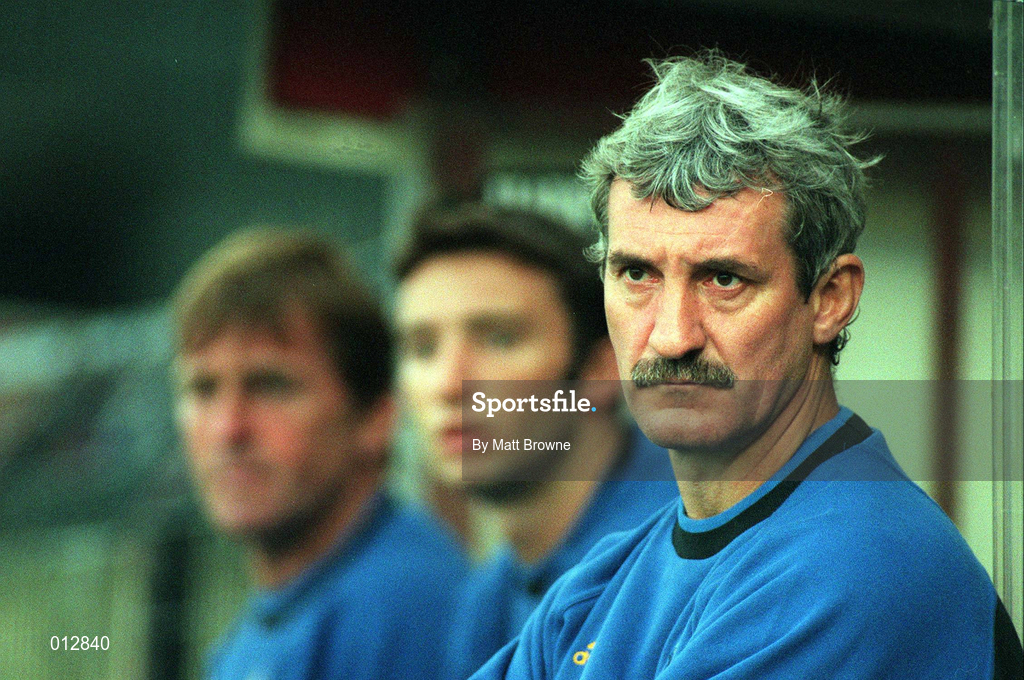 27 July 1998; Newcastle United coach Terry McDermott during the pre-season friendly match between Bohemians and Newcastle United at Dalymount Park in Dublin. Photo by Matt Browne/Sportsfile