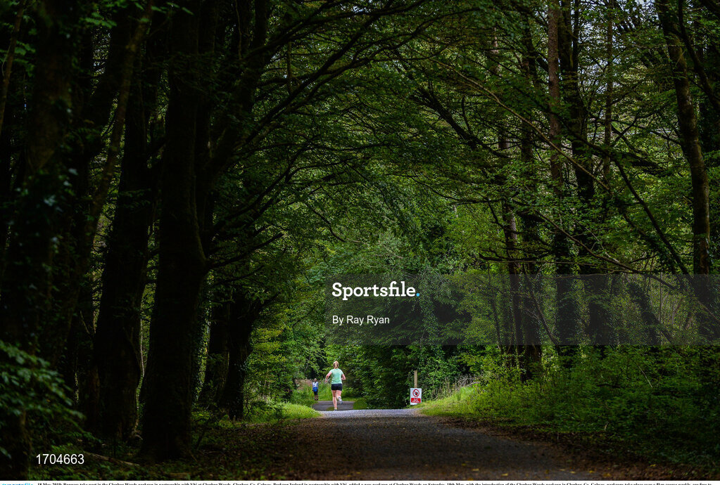 18 May 2019; Runners take part in the Clonbur Woods parkrun in partnership with Vhi at Clonbur Woods, Clonbur, Co. Galway. Parkrun Ireland in partnership with Vhi, added a new parkrun at Clonbur Woods on Saturday, 18th May, with the introduction of the Clonbur Woods parkrun in Clonbur, Co. Galway. Parkruns take place over a 5km course weekly, are free to enter and are open to all ages and abilities, providing a fun and safe environment to enjoy exercise. To register for a parkrun near you visit www.parkrun.ie. Photo by Ray Ryan/Sportsfile