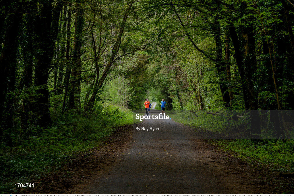 18 May 2019; Participants during the Clonbur Woods parkrun in partnership with Vhi at Clonbur Woods, Clonbur, Co. Galway. Parkrun Ireland in partnership with Vhi, added a new parkrun at Clonbur Woods on Saturday, 18th May, with the introduction of the Clonbur Woods parkrun in Clonbur, Co. Galway. Parkruns take place over a 5km course weekly, are free to enter and are open to all ages and abilities, providing a fun and safe environment to enjoy exercise. To register for a parkrun near you visit www.parkrun.ie. Photo by Ray Ryan/Sportsfile