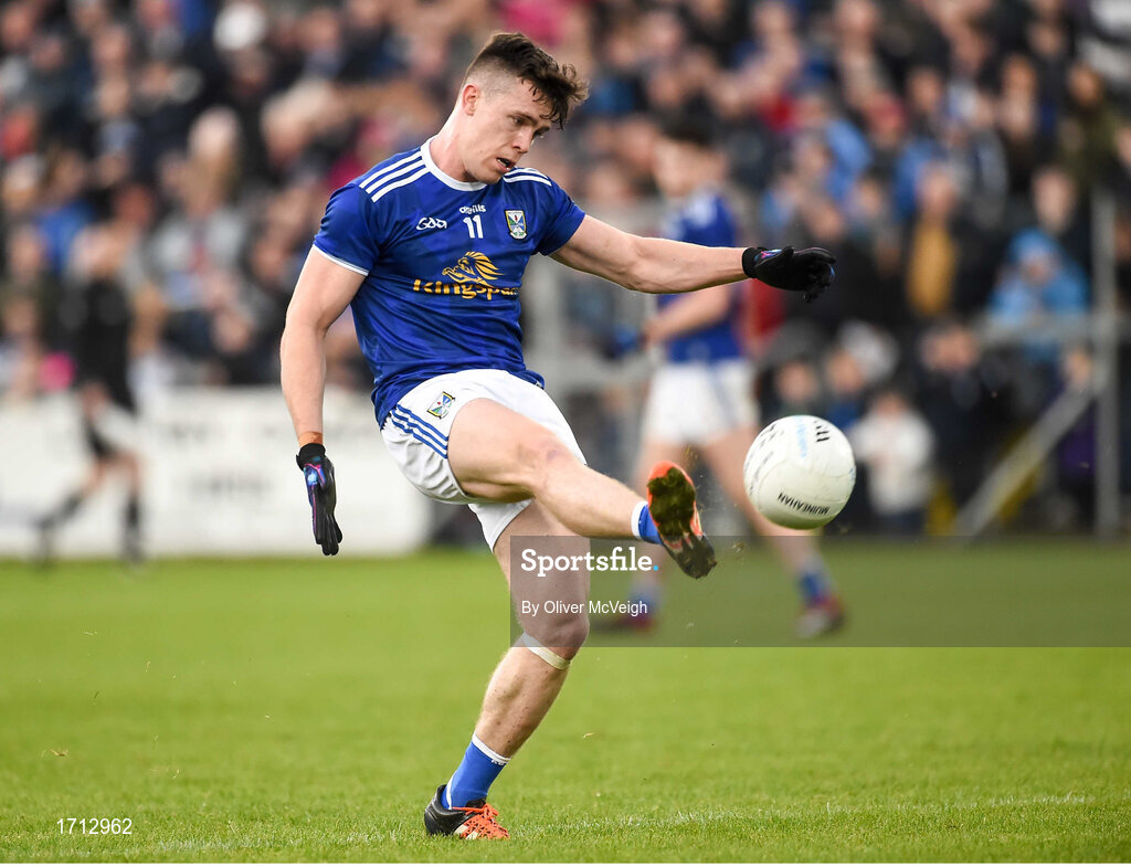 18 May 2019; Dara McVeety of Cavan during the Ulster GAA Football Senior Championship quarter-final match between Cavan and Monaghan at Kingspan Breffni in Cavan. Photo by Oliver McVeigh/Sportsfile