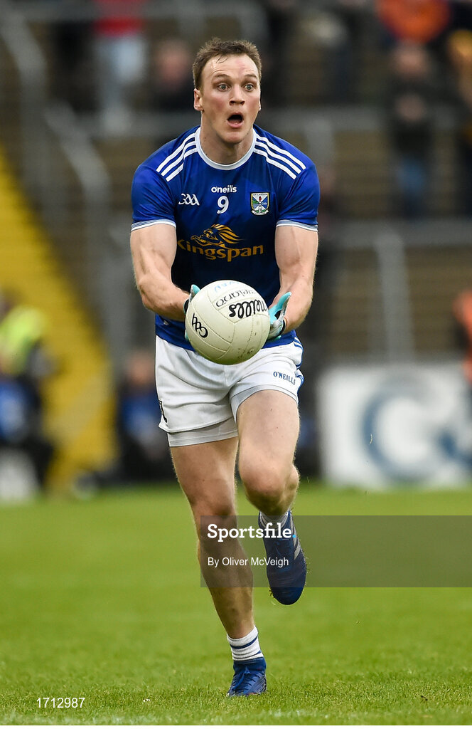 18 May 2019; Gearoid McKiernan of Cavan during the Ulster GAA Football Senior Championship quarter-final match between Cavan and Monaghan at Kingspan Breffni in Cavan. Photo by Oliver McVeigh/Sportsfile