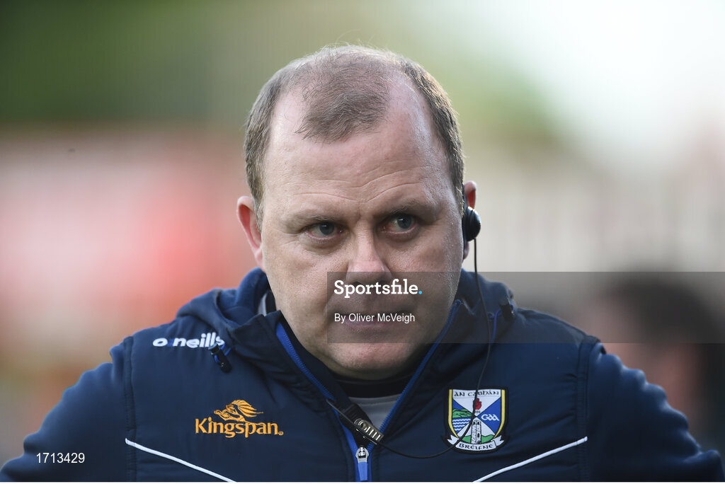 18 May 2019; Cavan manager Mickey Graham during the Ulster GAA Football Senior Championship quarter-final match between Cavan and Monaghan at Kingspan Breffni in Cavan. Photo by Oliver McVeigh/Sportsfile