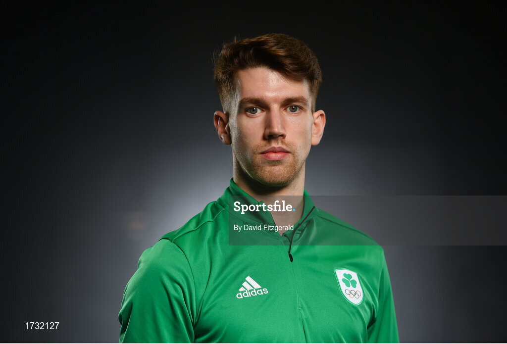 7 June 2019; Team Ireland athlete Joshua Magee prepares for competition at the European Games in Minsk, at Sport Ireland Institute in Abbotstown, Dublin. Photo by David Fitzgerald/Sportsfile