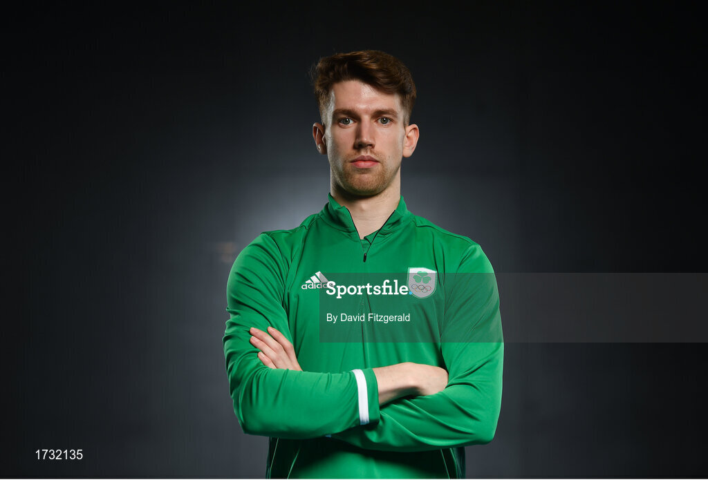 7 June 2019; Team Ireland athlete Joshua Magee prepares for competition at the European Games in Minsk, at Sport Ireland Institute in Abbotstown, Dublin. Photo by David Fitzgerald/Sportsfile