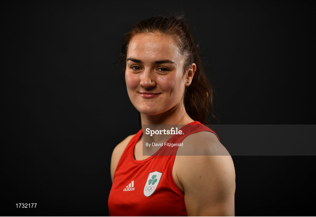 30 May 2019; Team Ireland boxer Kellie Harrington prepares for competition at the European Games in Minsk at the Sport Ireland Institute in Abbotstown, Dublin. Photo by David Fitzgerald/Sportsfile