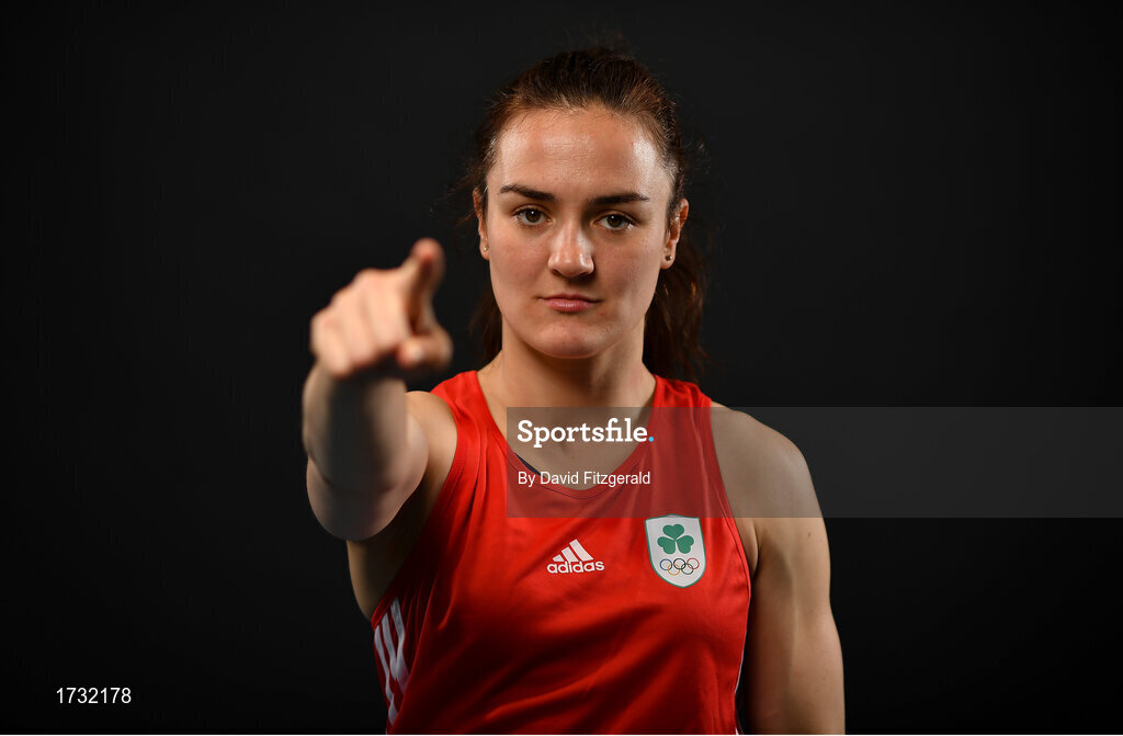 30 May 2019; Team Ireland boxer Kellie Harrington prepares for competition at the European Games in Minsk at the Sport Ireland Institute in Abbotstown, Dublin. Photo by David Fitzgerald/Sportsfile