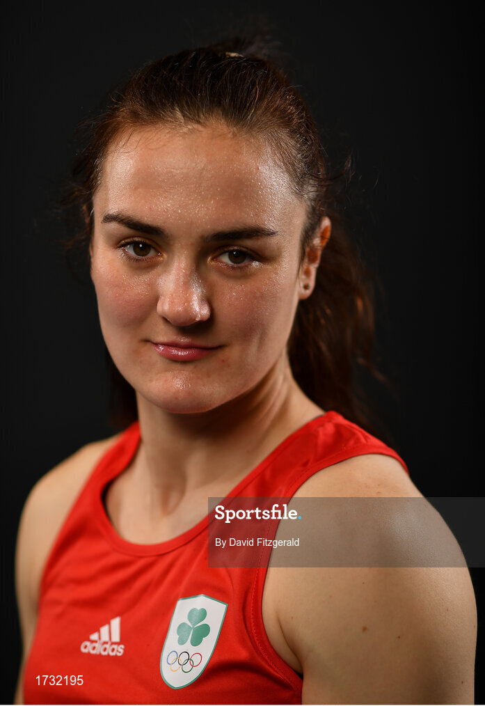 30 May 2019; Team Ireland boxer Kellie Harrington prepares for competition at the European Games in Minsk at the Sport Ireland Institute in Abbotstown, Dublin. Photo by David Fitzgerald/Sportsfile
