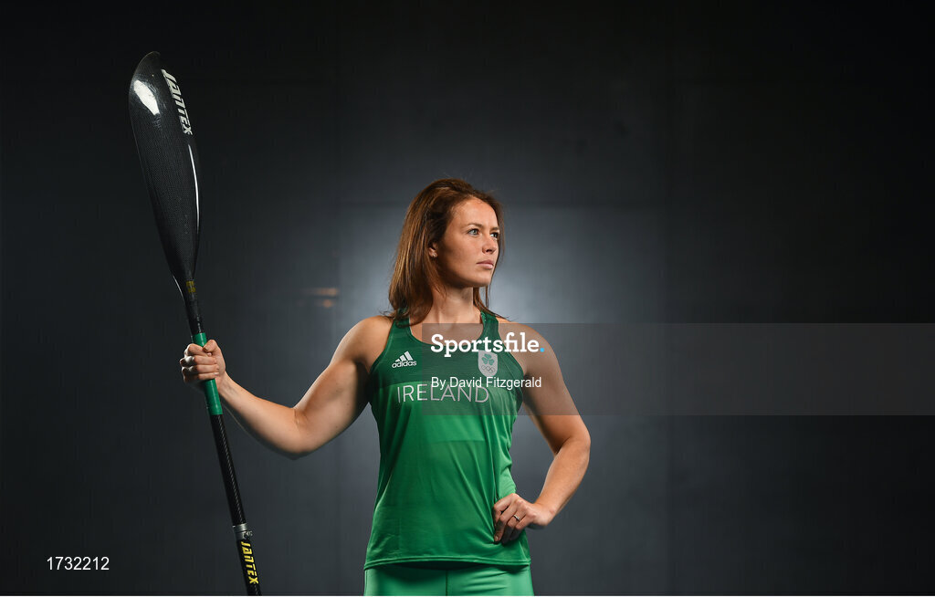 7 June 2019; Team Ireland canoeist Jenny Egan prepares for competition at the European Games in Minsk, at Sport Ireland Institute in Abbotstown, Dublin. Photo by David Fitzgerald/Sportsfile