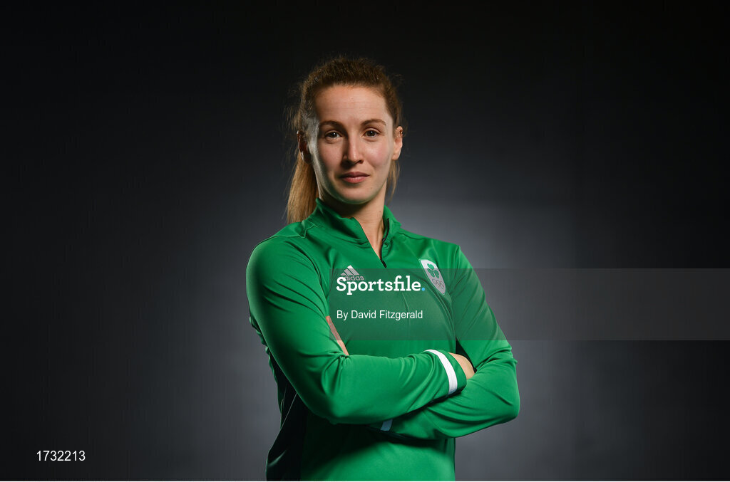 7 June 2019; Team Ireland athlete Chloe Magee prepares for competition at the European Games in Minsk, at Sport Ireland Institute in Abbotstown, Dublin. Photo by David Fitzgerald/Sportsfile