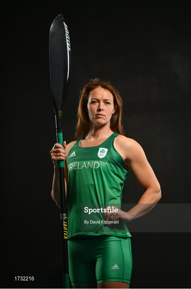 7 June 2019; Team Ireland canoeist Jenny Egan prepares for competition at the European Games in Minsk, at Sport Ireland Institute in Abbotstown, Dublin. Photo by David Fitzgerald/Sportsfile