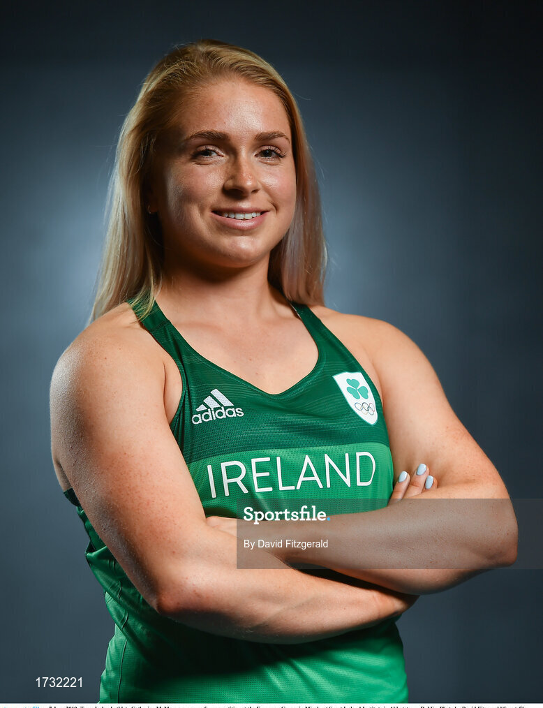 7 June 2019; Team Ireland athlete Catherine McManus prepares for competition at the European Games in Minsk, at Sport Ireland Institute in Abbotstown, Dublin. Photo by David Fitzgerald/Sportsfile