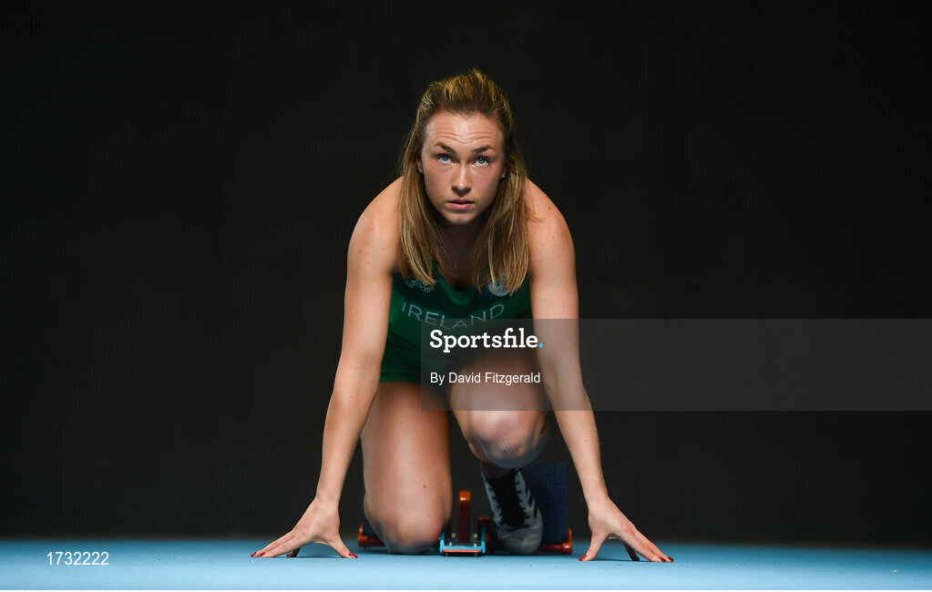 7 June 2019; Team Ireland athlete Niamh Whelan prepares for competition at the European Games in Minsk, at Sport Ireland Institute in Abbotstown, Dublin. Photo by David Fitzgerald/Sportsfile