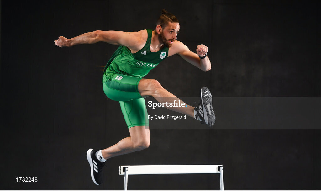 7 June 2019; Team Ireland athlete Ger O'Donnell prepares for competition at the European Games in Minsk, at Sport Ireland Institute in Abbotstown, Dublin. Photo by David Fitzgerald/Sportsfile