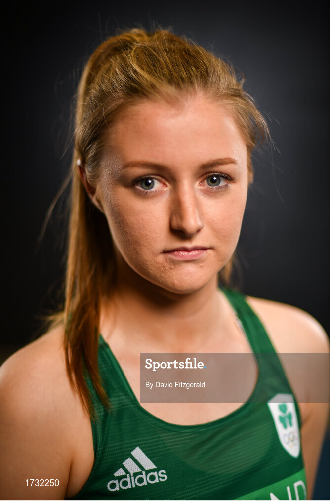 7 June 2019; Team Ireland athlete Grace Casey prepares for competition at the European Games in Minsk, at Sport Ireland Institute in Abbotstown, Dublin. Photo by David Fitzgerald/Sportsfile