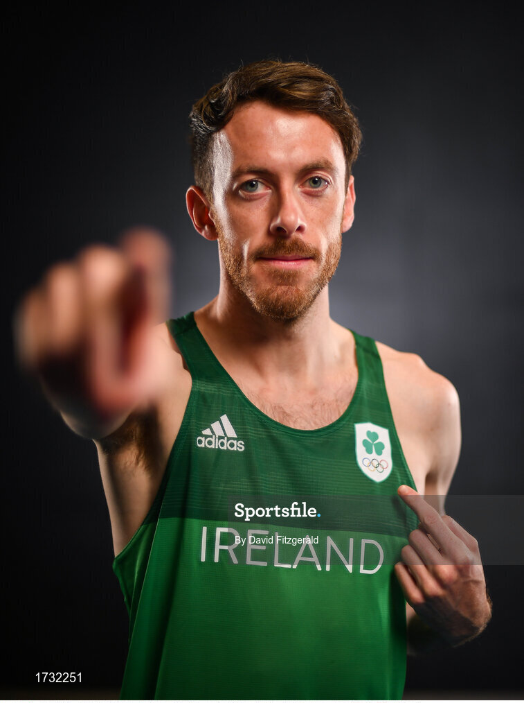 7 June 2019; Team Ireland athlete Paul Byrne prepares for competition at the European Games in Minsk, at Sport Ireland Institute in Abbotstown, Dublin. Photo by David Fitzgerald/Sportsfile