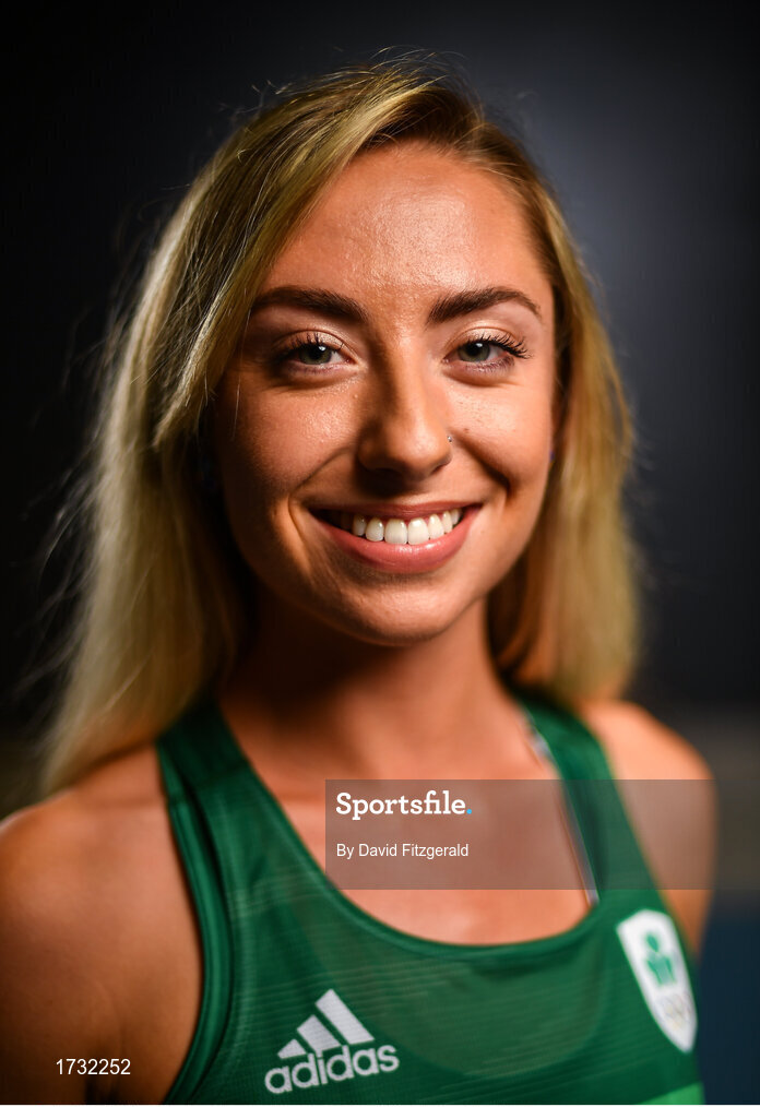 7 June 2019; Team Ireland athlete Amy O'Donoghue prepares for competition at the European Games in Minsk, at Sport Ireland Institute in Abbotstown, Dublin. Photo by David Fitzgerald/Sportsfile