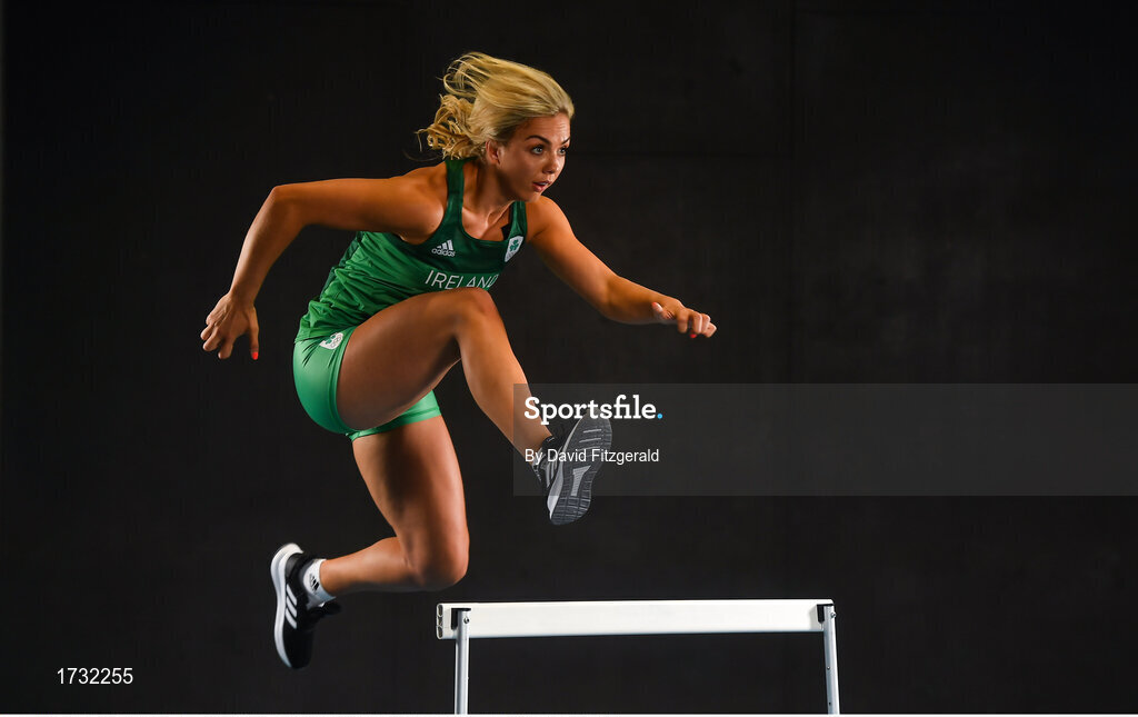 7 June 2019; Team Ireland athlete Lilly Ann O'Hora prepares for competition at the European Games in Minsk, at Sport Ireland Institute in Abbotstown, Dublin. Photo by David Fitzgerald/Sportsfile