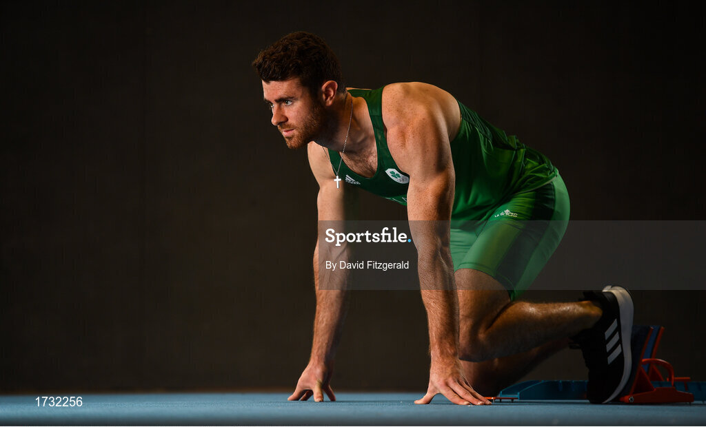 7 June 2019; Team Ireland athlete Andrew Mellon prepares for competition at the European Games in Minsk, at Sport Ireland Institute in Abbotstown, Dublin. Photo by David Fitzgerald/Sportsfile