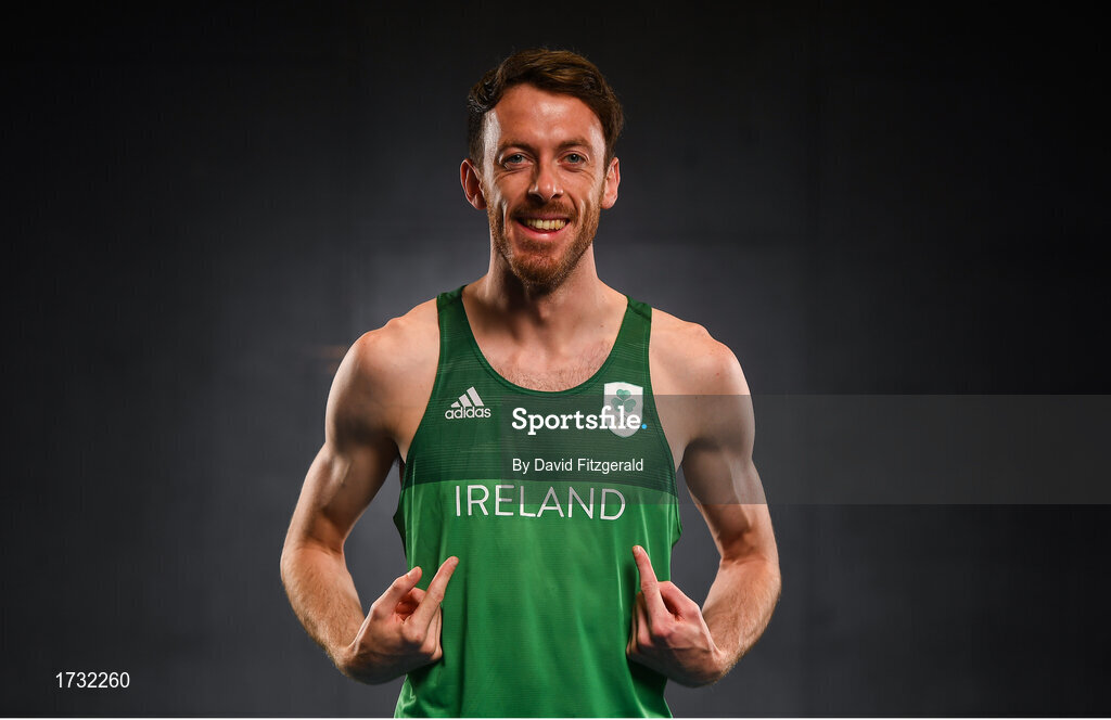 7 June 2019; Team Ireland athlete Paul Byrne prepares for competition at the European Games in Minsk, at Sport Ireland Institute in Abbotstown, Dublin. Photo by David Fitzgerald/Sportsfile