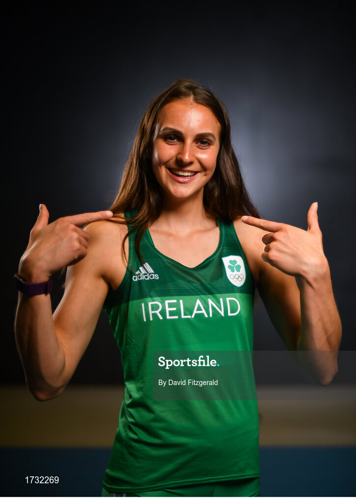7 June 2019; Team Ireland athlete Ciara Deely prepares for competition at the European Games in Minsk, at Sport Ireland Institute in Abbotstown, Dublin. Photo by David Fitzgerald/Sportsfile