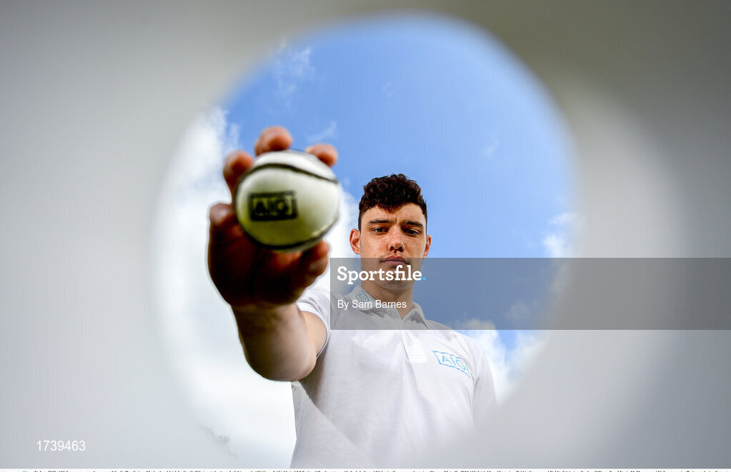 26 June 2019; AIG Insurance, proud sponsor of the Golfing Union of Ireland and Irish Ladies Golf Union, today launched this year’s AIG Cups & Shields in GUI National Headquarters with the help from AIG Senior Foursomes champion, Eleanor Metcalfe, 2018 AIG Irish Close Champion, Robbie Cannon and Dublin GAA stars Eoghan O’Donnell and Kevin McManamon. AIG Insurance is offering exclusive discount to GUI and ILGU members. For a quote, go to www.aig.ie/golfer or call 1890 405 405 and see how much you could save! Pictured at the AIG Insurance GUI & ILGU Cups & Shields Launch at Carton House in Maynooth is Eoghan O’Donnell of Dublin. Photo by Sam Barnes/Sportsfile