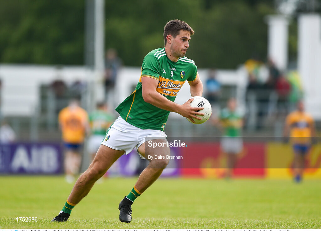 22 June 2019; Shane Moran of Leitrim during the GAA Football All-Ireland Senior Championship Round 2 match between Leitrim and Clare at Avantcard Páirc Seán Mac Diarmada in Carrick-on-Shannon, Leitrim. Photo by Daire Brennan/Sportsfile