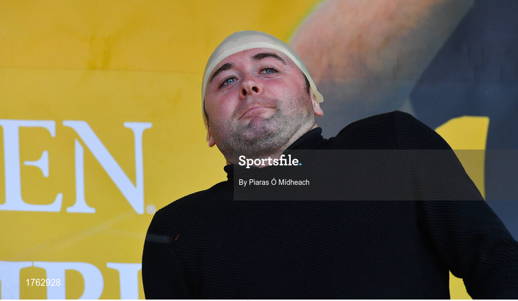 23 July 2019; Conor Moore, of Conor Sketches, performing at The 2019 Open Champion Shane Lowry's homecoming event in Clara in Offaly. Photo by Piaras Ó Mídheach/Sportsfile